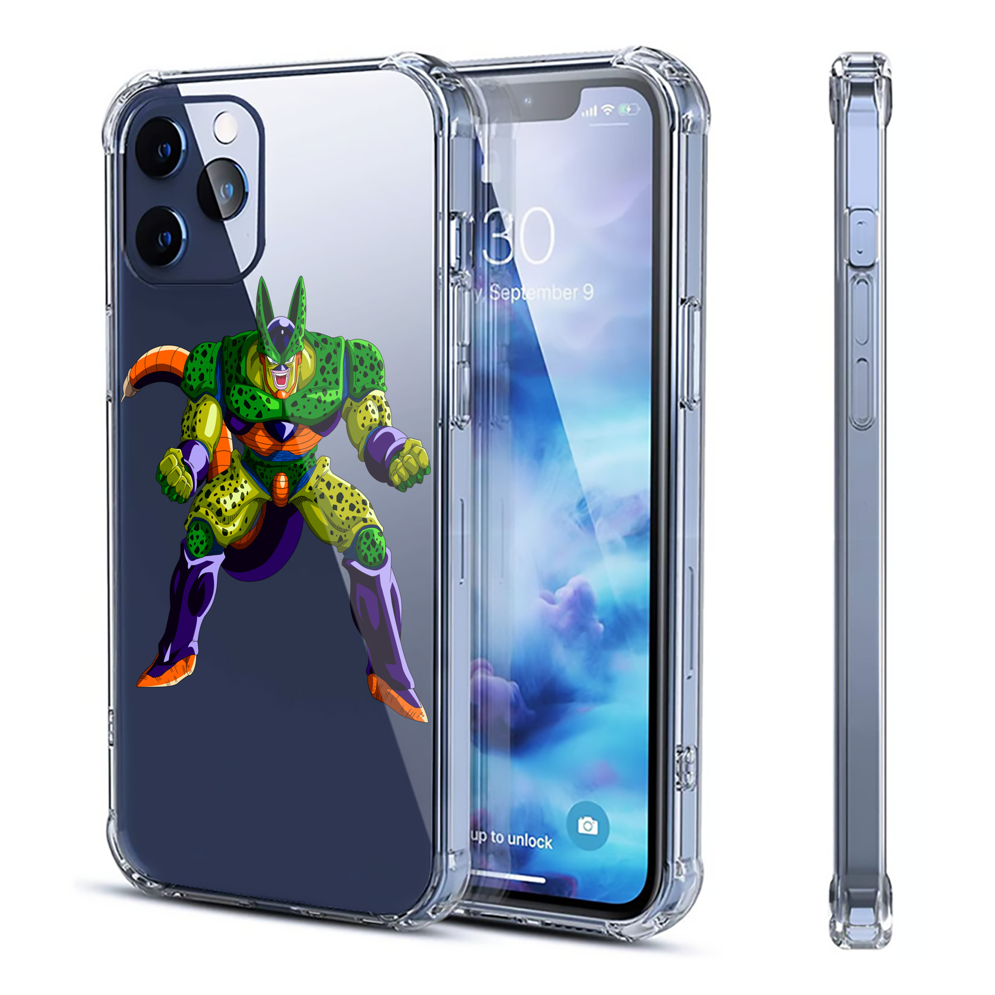 （画像用） ドラゴンボール セル DRAGON BALL Cell 【iPhone 12シリーズ対応】透明スマホケース（クリアソフトケース）